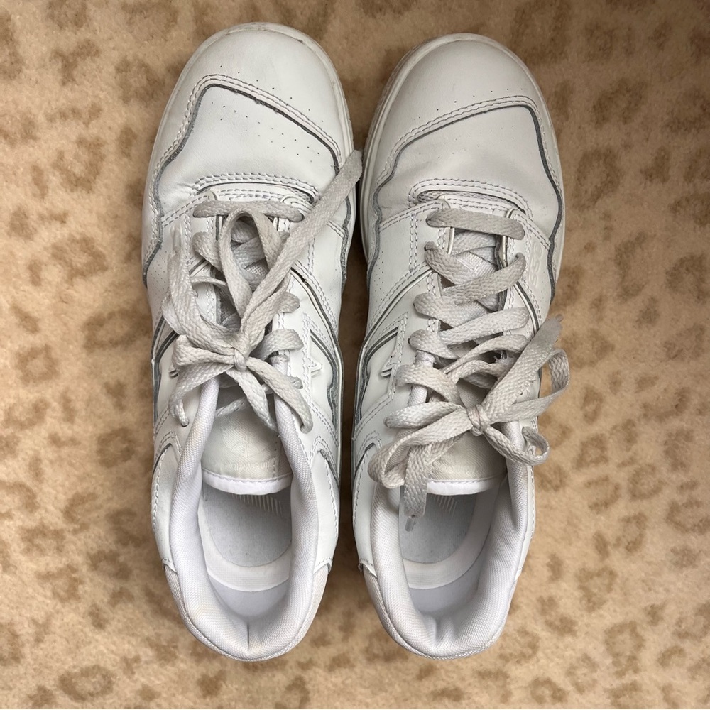 New Balance white 550 sneakers - Picture 4 of 12